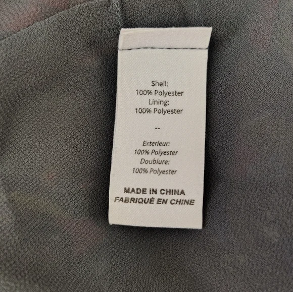 Cinq A Sept Daija Tiered Floral-print Chiffon Mini Dress In Charcoal Size 2 - Picture 5 of 9